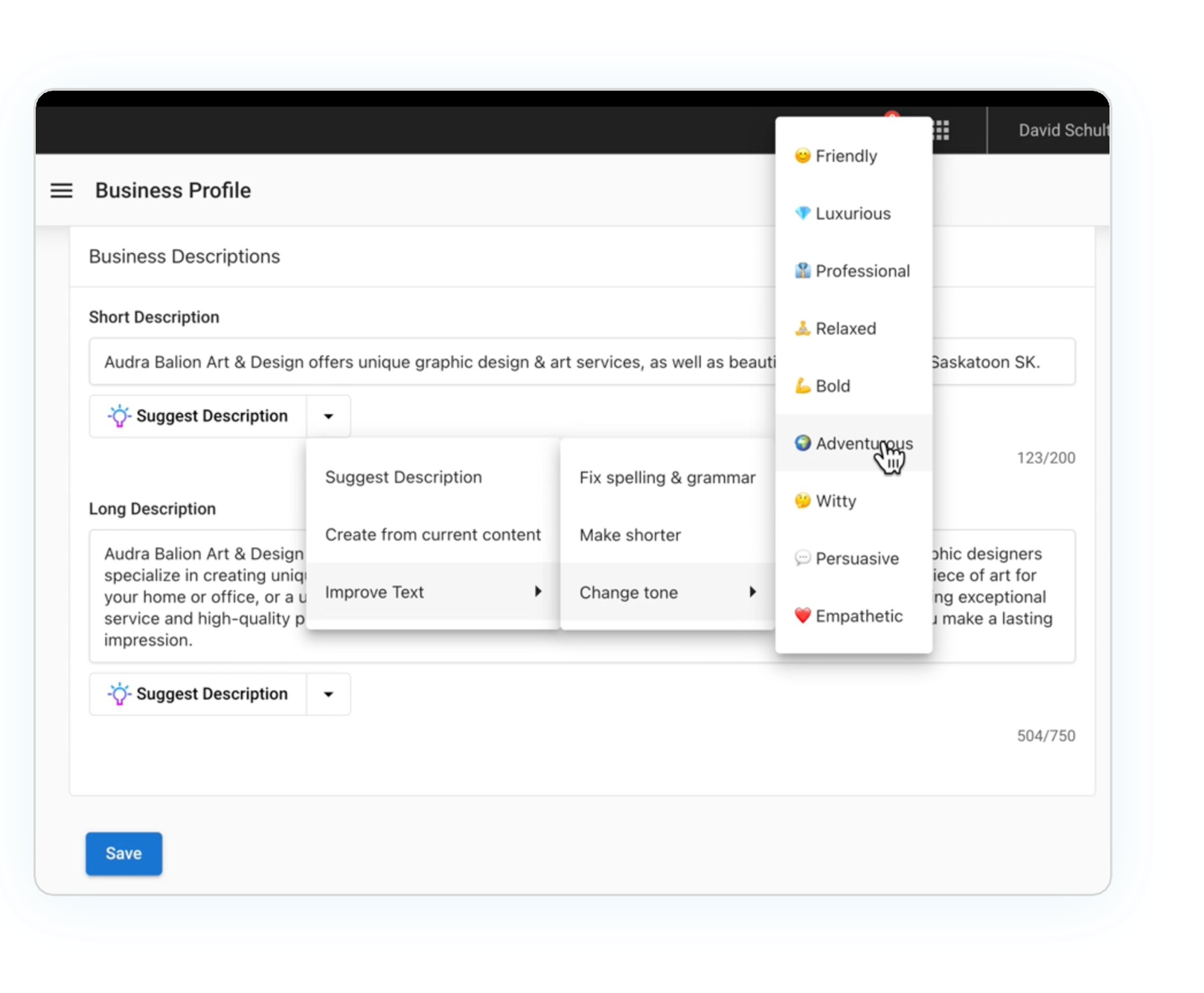 AI-Powered-Busines-Profile